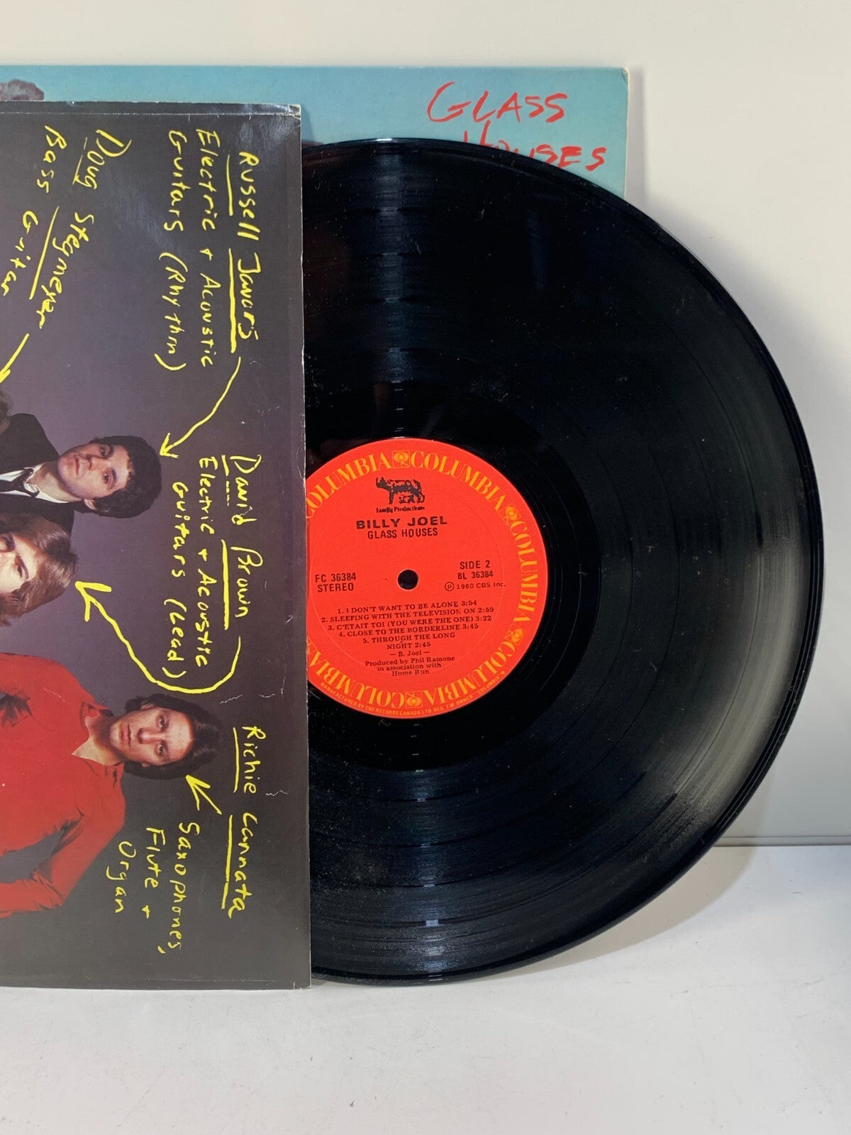 Billy Joel - Glass Houses - 1980 Columbia FC 36384 Rock Vinyl LP