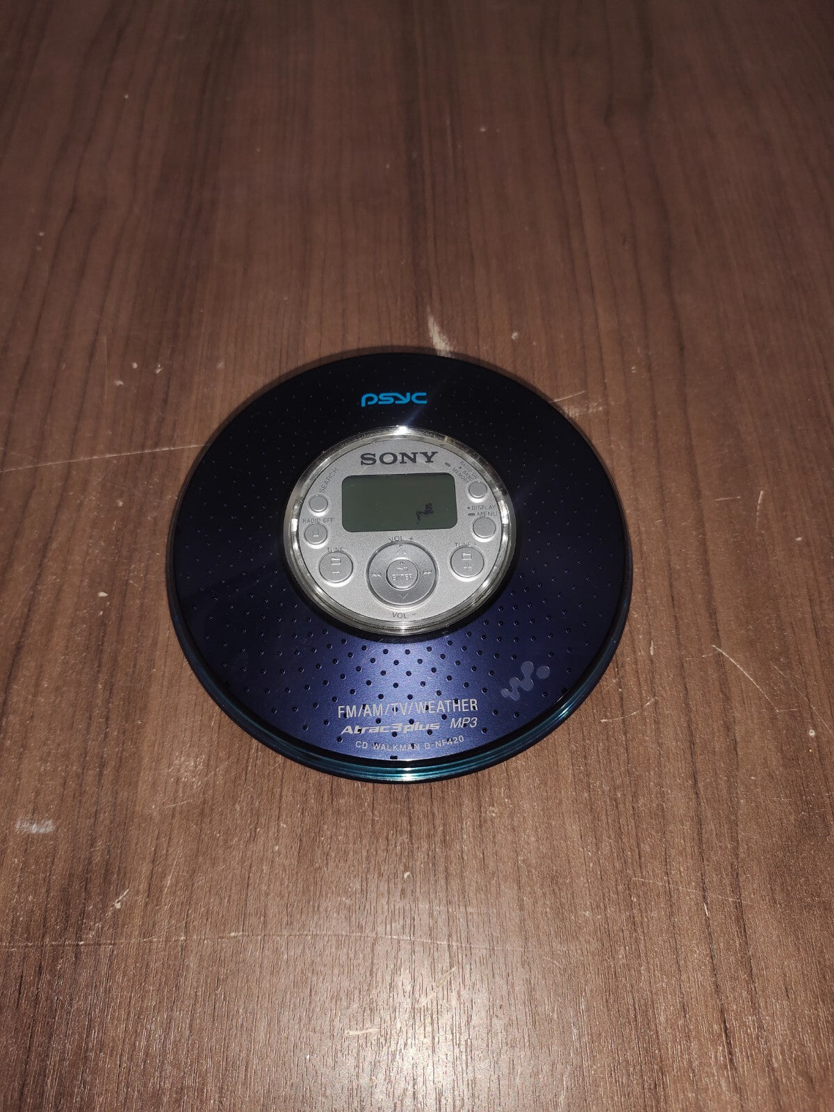 Sony PSYC D-NF420 Atrac3Plus CD MP3 Walkman AM FM TV Weather Radio