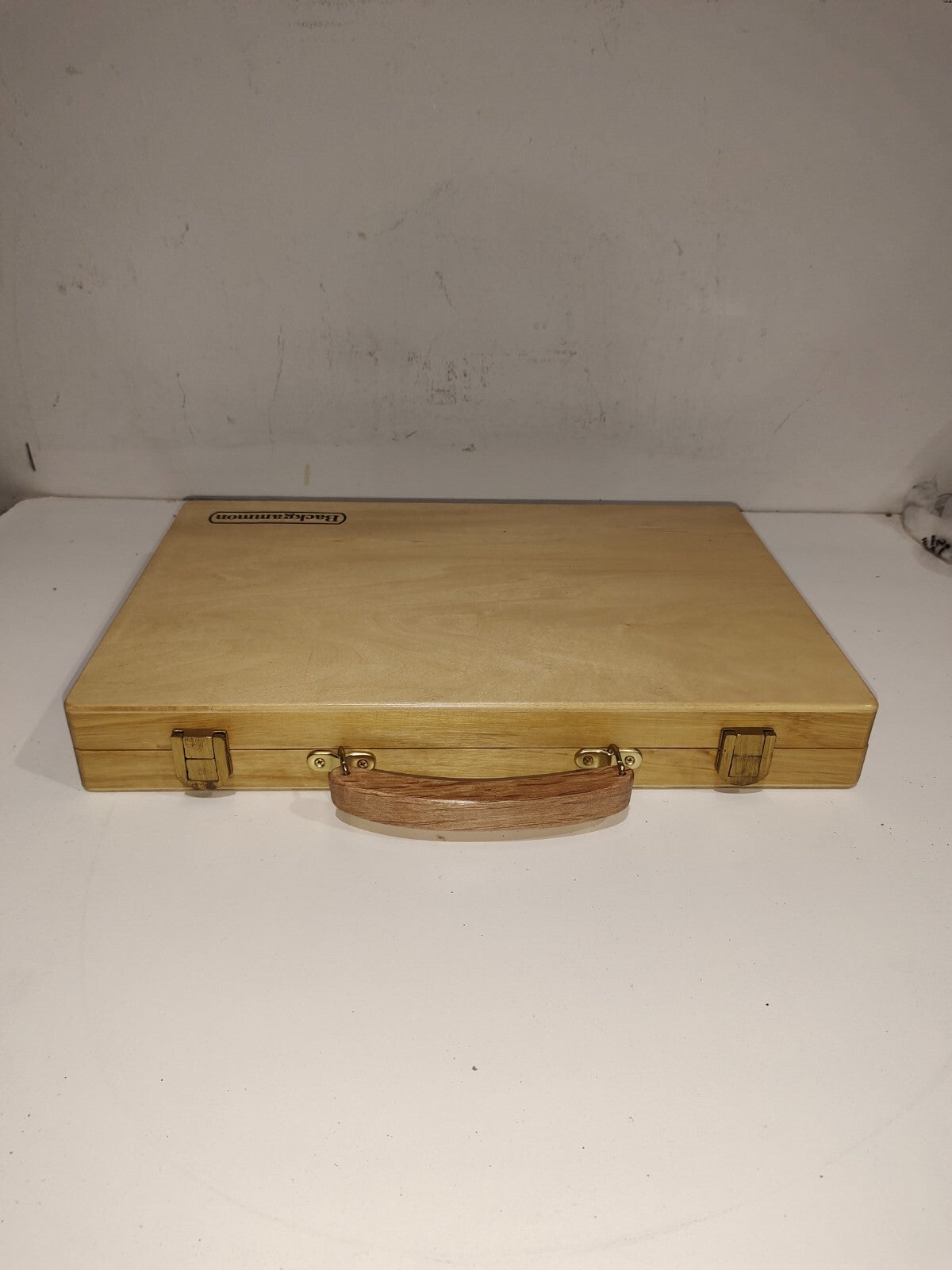 Backgammon Board Game Wooden Box