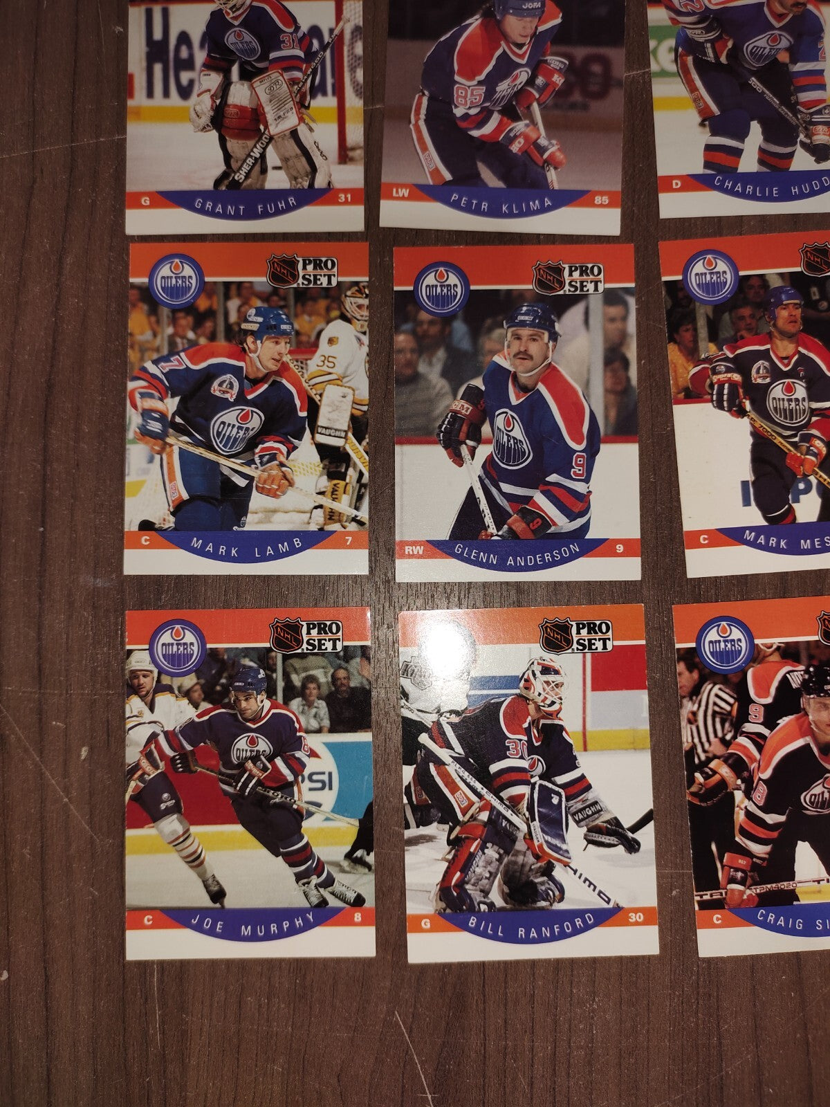 Rare Collectible NHL - Edmonton Oilers Cards PRO-SET - Set of 16 Cards