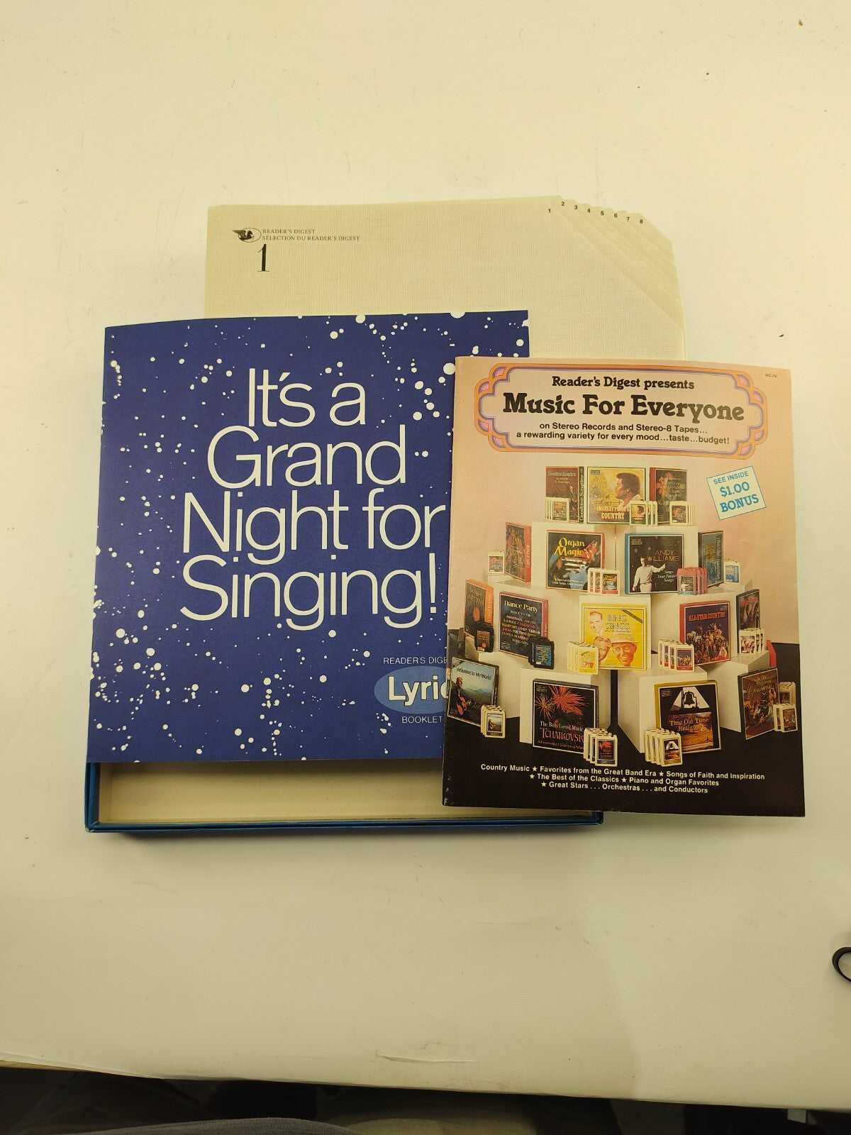 It's A Grand Night for Singing Reader's Digest 8 LP Record Box