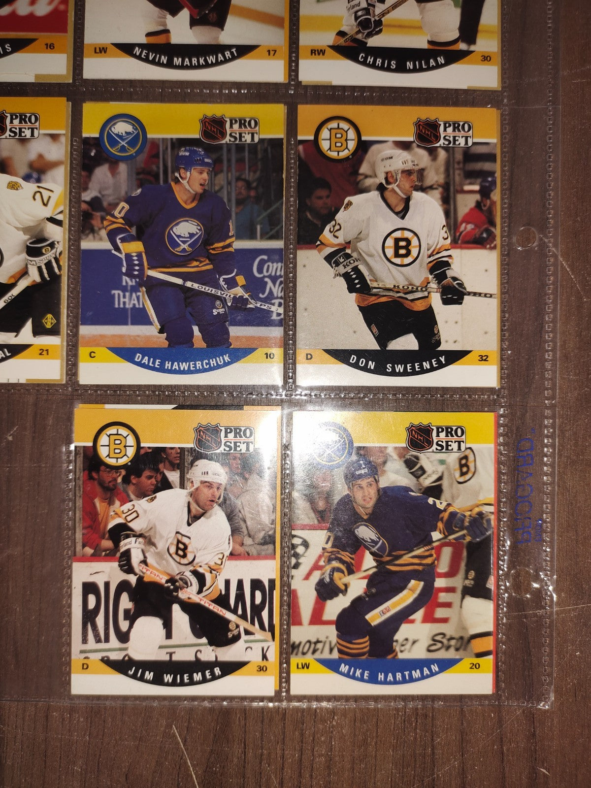 Rare Collectible NHL - Assorted Cards (Set - 5) PRO-SET - Set of 16 Cards