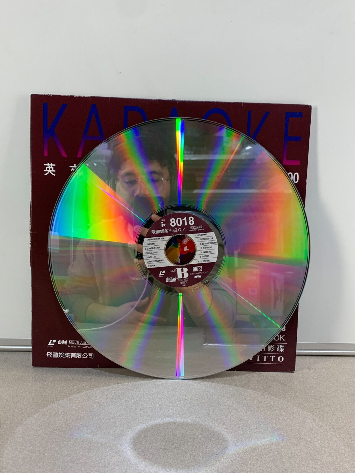 飛圖8018英文經典金曲精選28首卡拉OK 鐳射影碟 Chinese Hong Kong Laserdisc LD