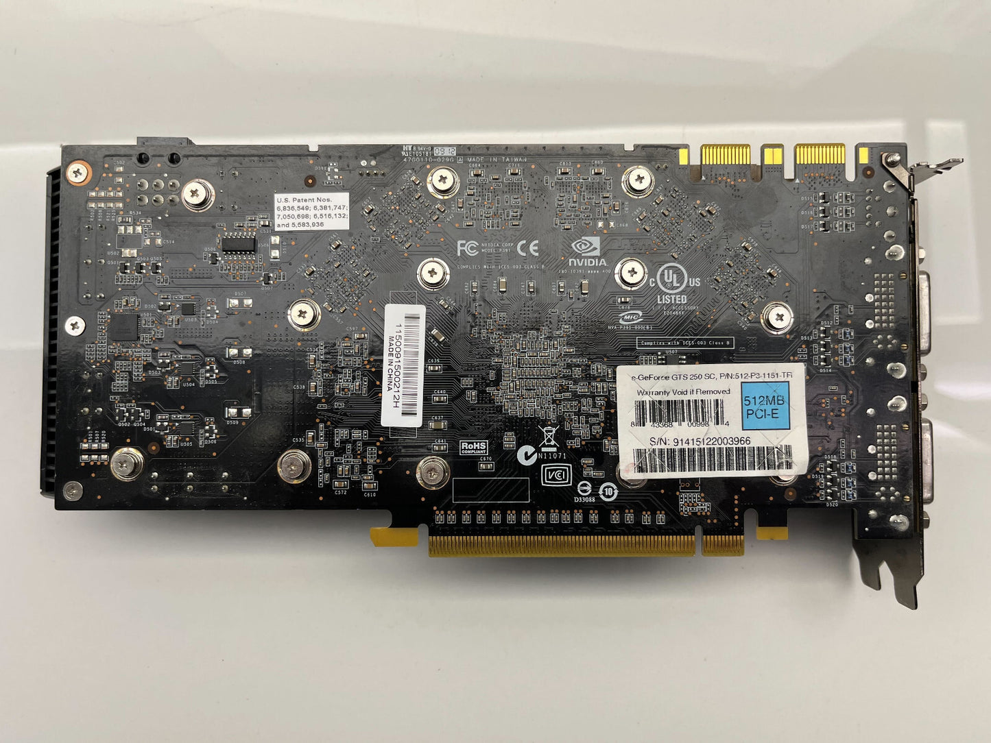 EVGA nVidia GeForce GTS 250 Superclocked 512-P3-1151-TR