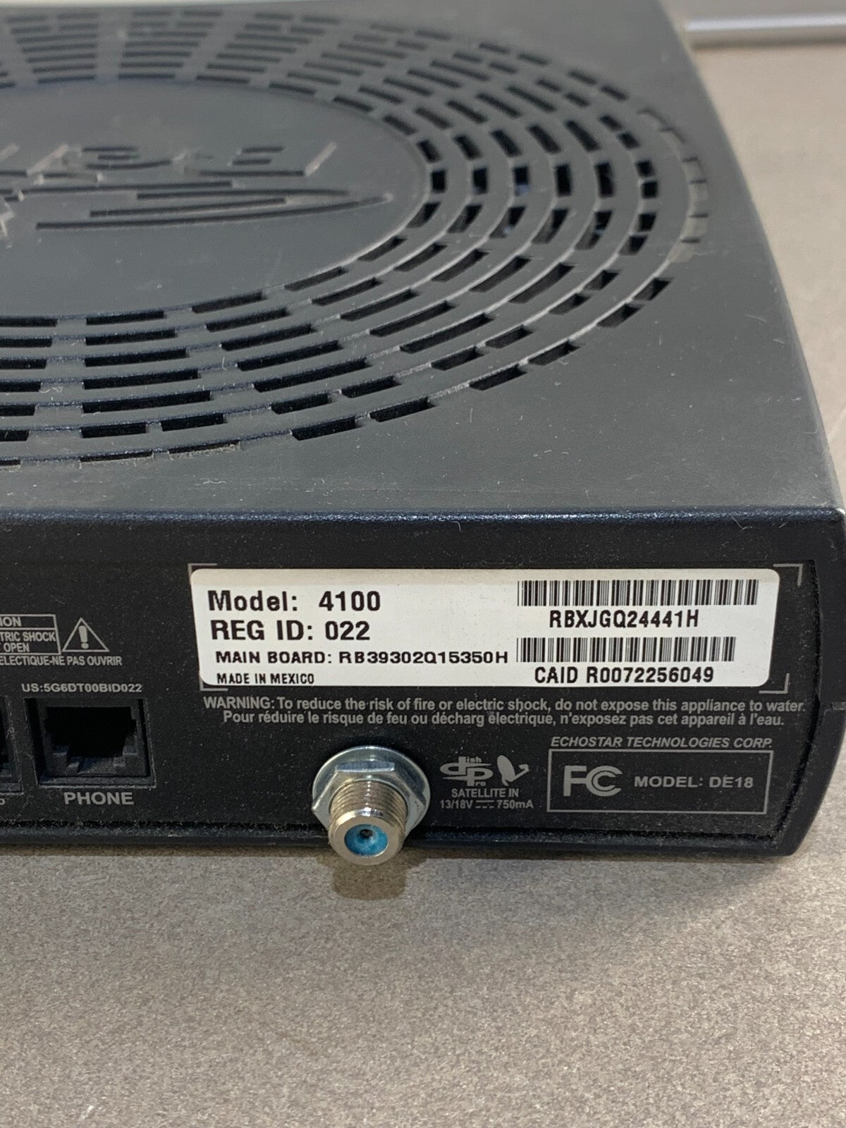 Bell 4100 Digital Satellite TV Receiver