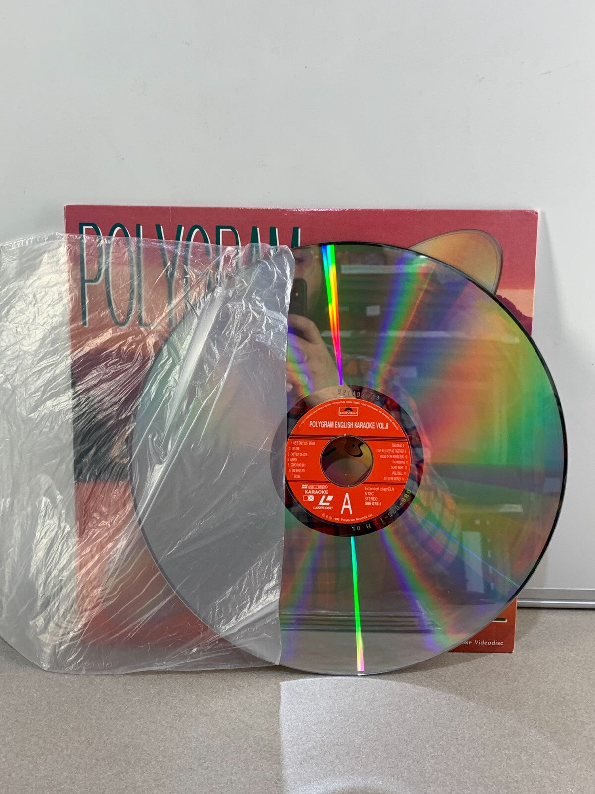 寶麗金卡拉OK Polygram Karaoke Laser Disc LD Japan made English Vol. 8