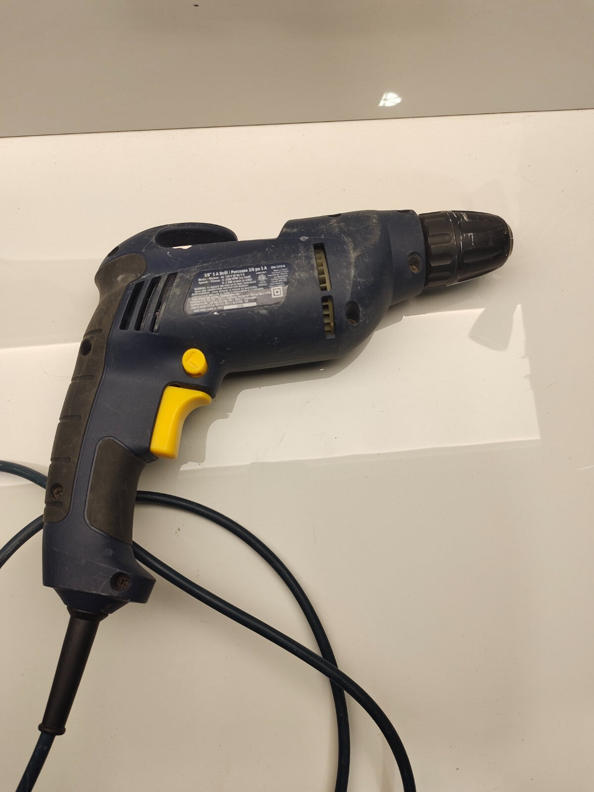 Mastercraft Drill 3/8 Inch 2700 RPM Variable Speed Trigger Corded Drill 110V
