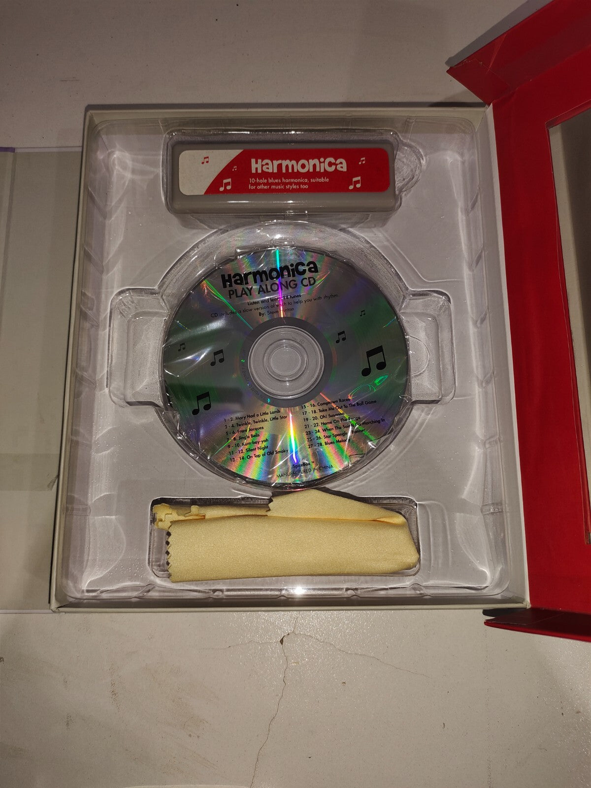 Fun With Harmonica Learn to Play Brand New Spice Box Complete Set Book Case CD