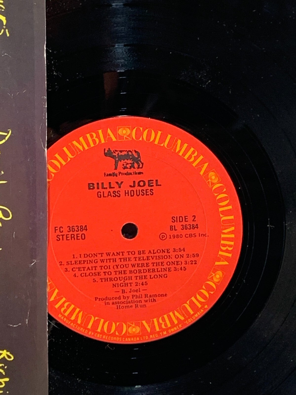 Billy Joel - Glass Houses - 1980 Columbia FC 36384 Rock Vinyl LP