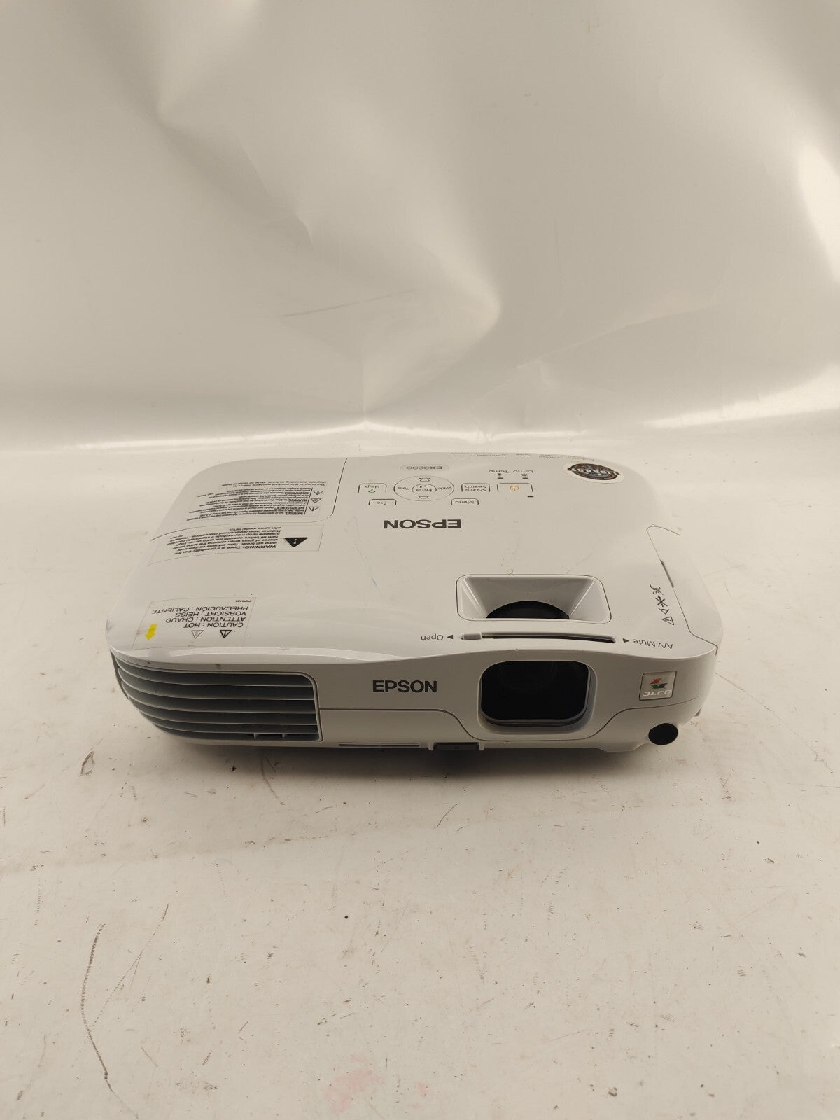 Epson LCD Projector Model H369A - Tint Yellow Bulb Needs Replacement