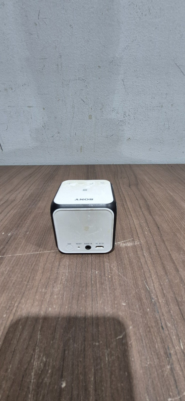 Sony SRS-X11 Portable Wireless Bluetooth Speaker Cube - White