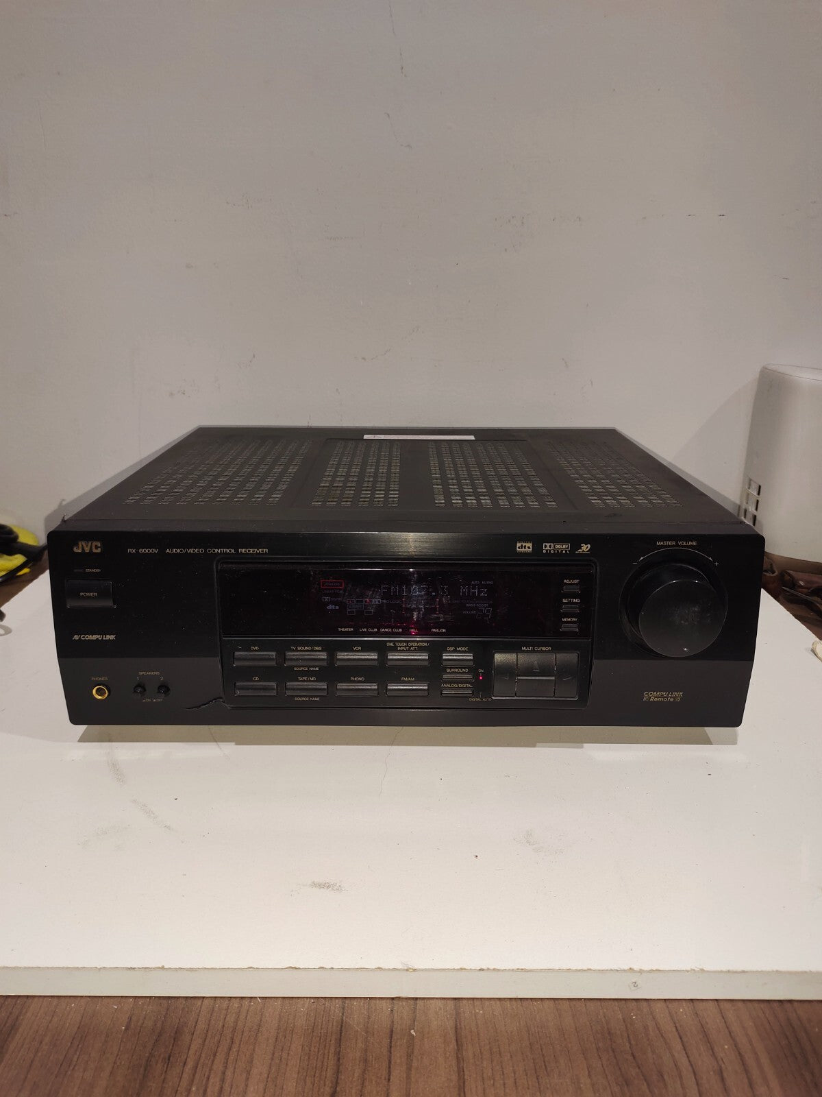 JVC RX-6000V Receiver HiFi Stereo 5.1 Channel Home Theater Phono Radio Surround