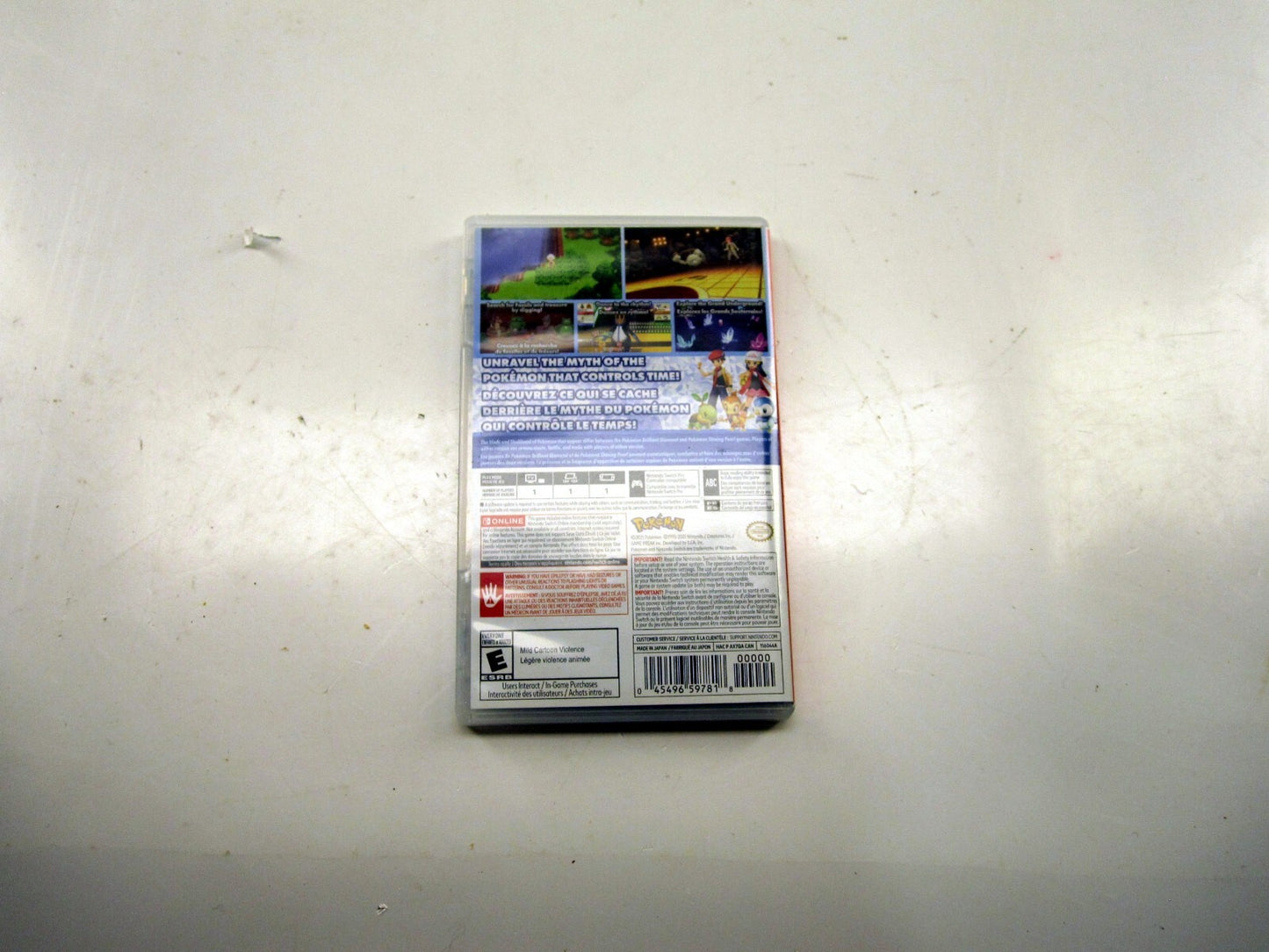 Pokemon Brilliant Diamond Replacement Case