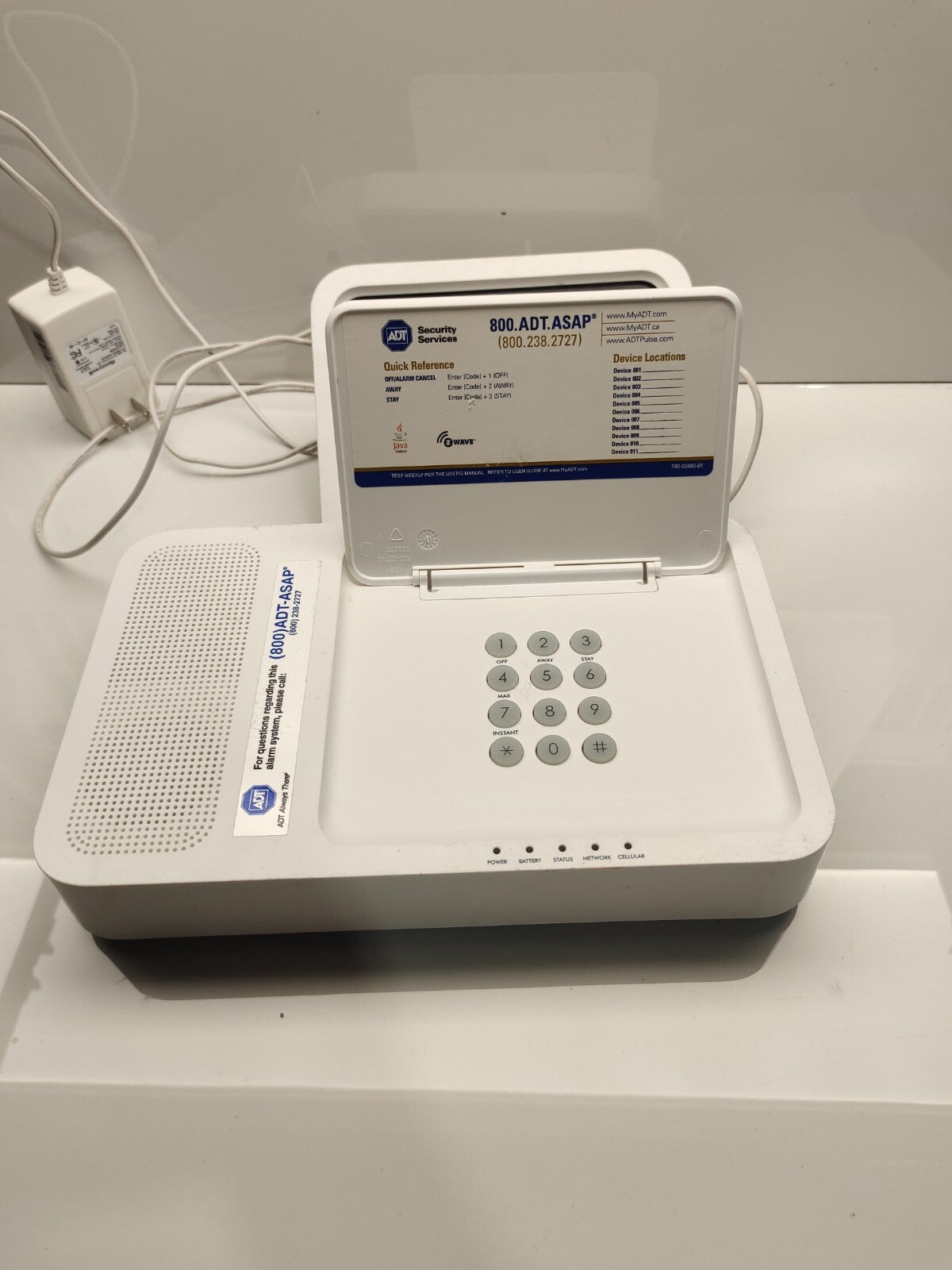 ADT Pulse Home Security System Package Keypad & Base
