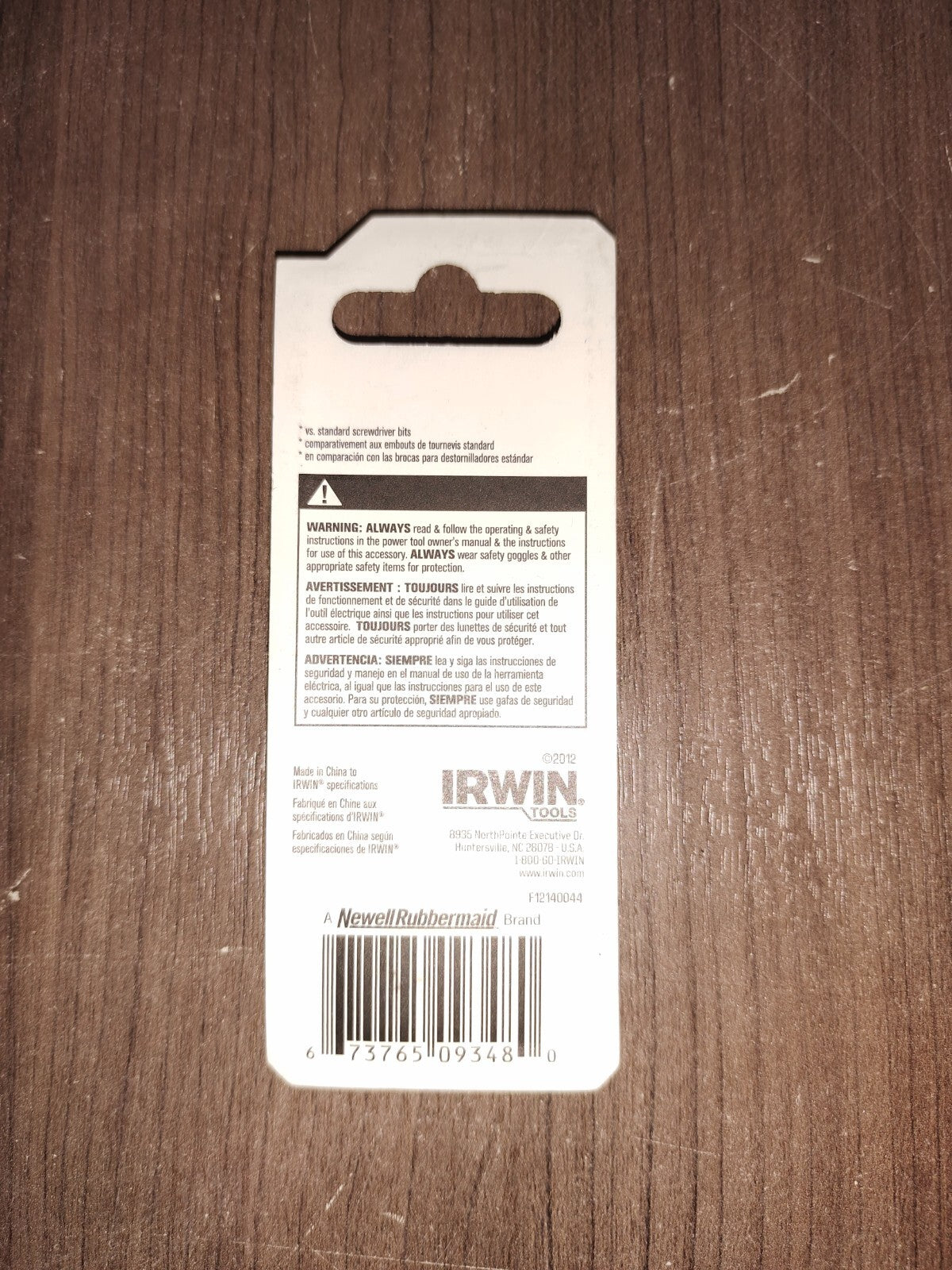Irwin 1837375, #3, 1" Impact Phillips Insert Bits - Set of 6 - 3