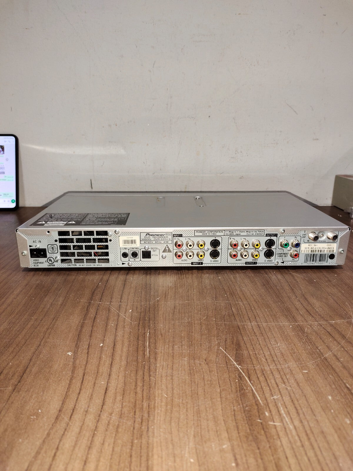 Pioneer DVR-531H-S KCXV Digital Video Recorder