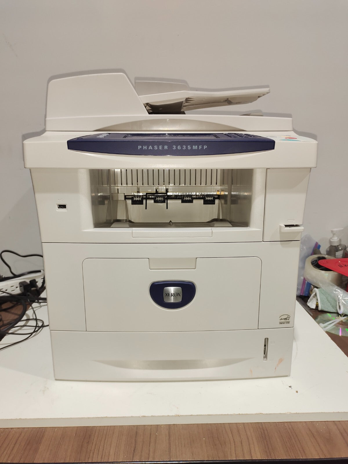 Xerox Phaser 3635MFP MFP Printer Fax Scan Copy USB LAN 7" Color LCD Touch