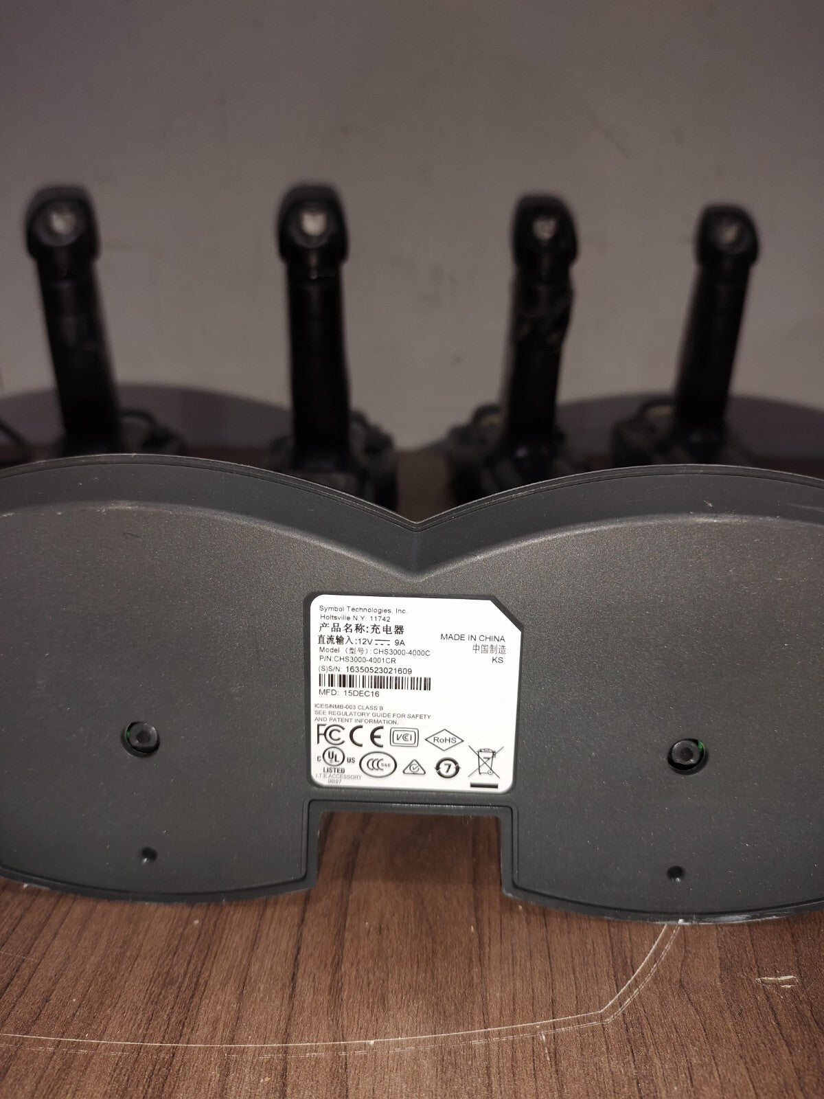 Symbol CHS3000-4000C Charging Dock & MC32N0 Barcode Scanner (4 Scanner Guns) - 1