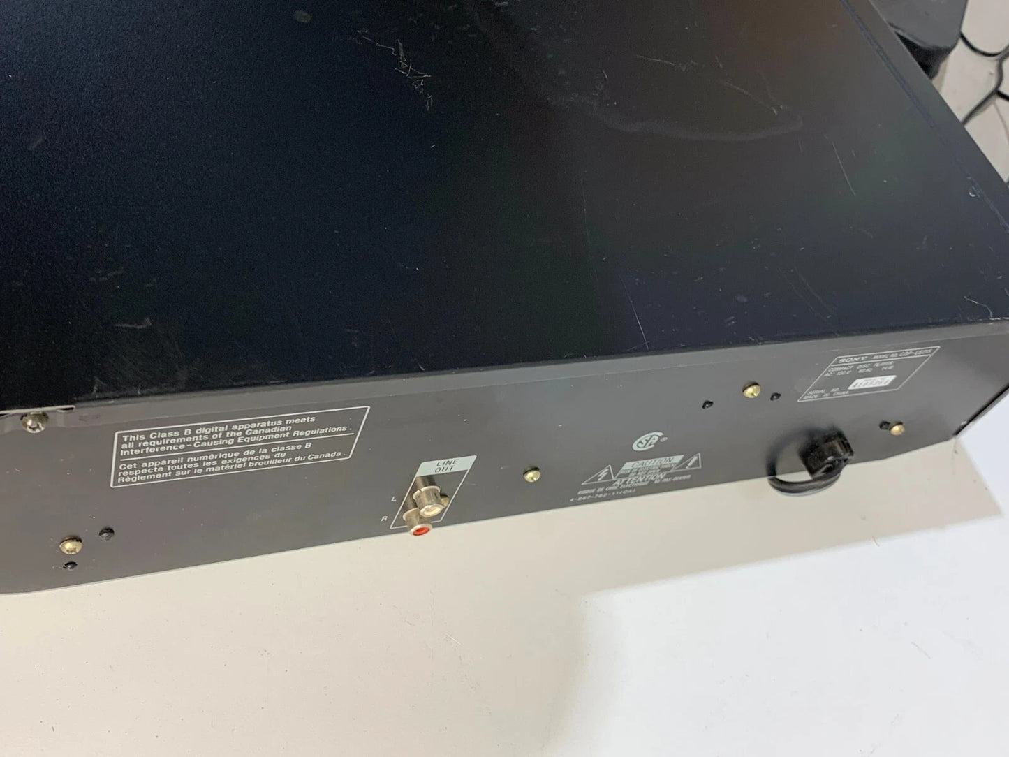 SONY 5-Disc Changer CD Player CDP-CE215 Carousel Exchange System NO REMOTE