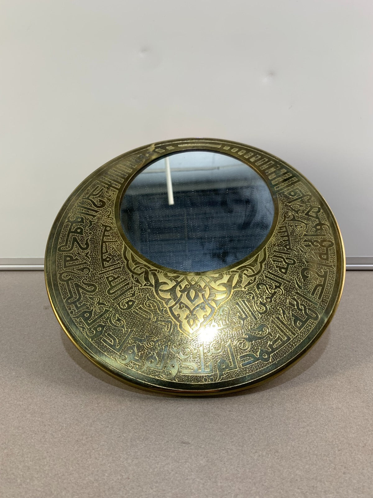 Vintage Islamic mirror Hand engraved.