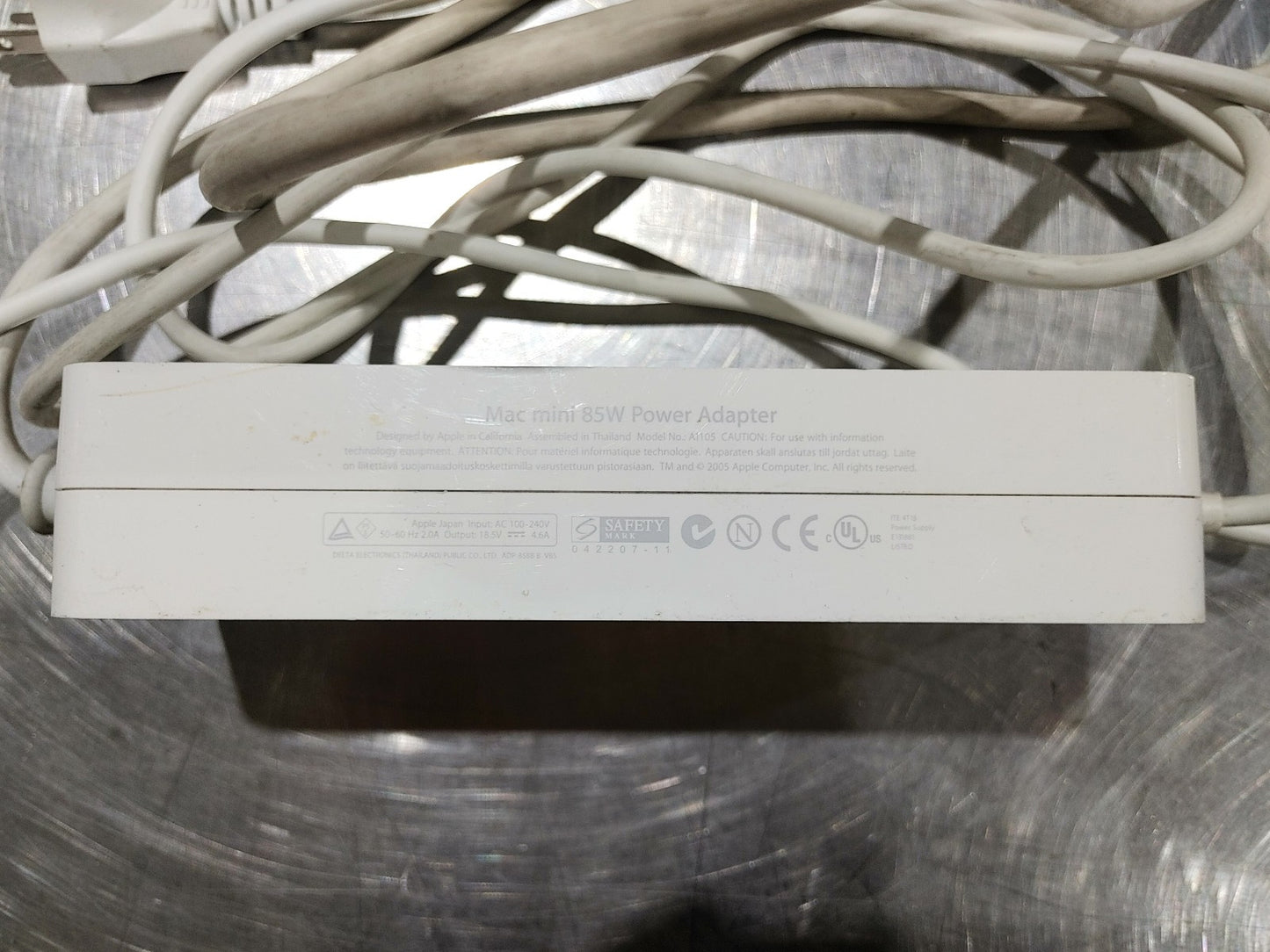 Apple A1105 Mac Mini 85W Power Supply White - Fair