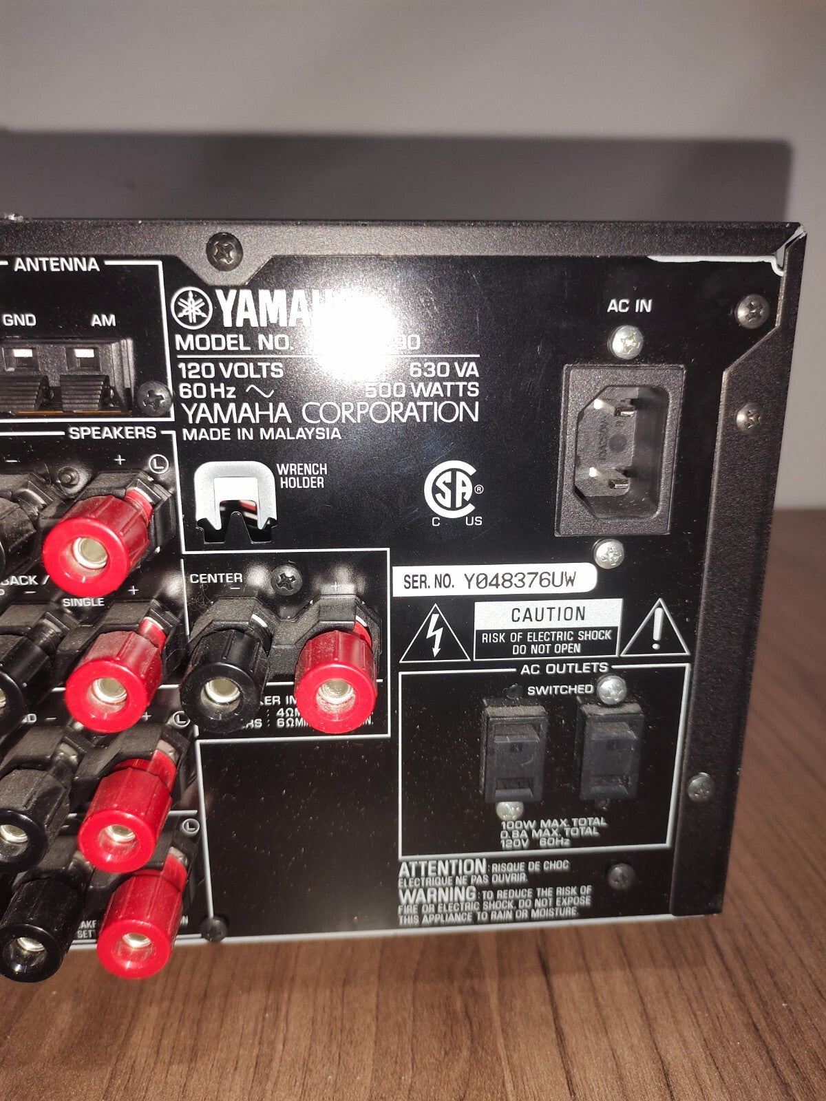 Yamaha HTR-6090 Natural sound Home Theater Receiver