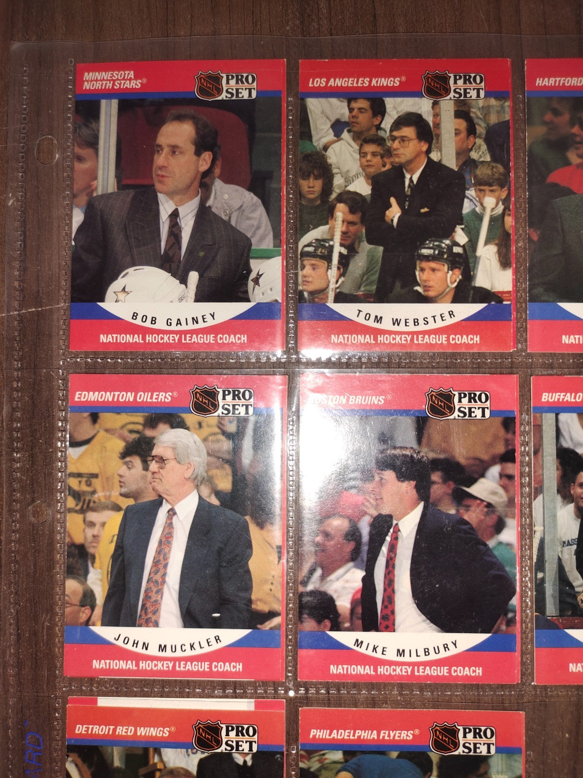 Rare Collectible NHL - Coach Cards PRO-SET - Set of 16 Cards