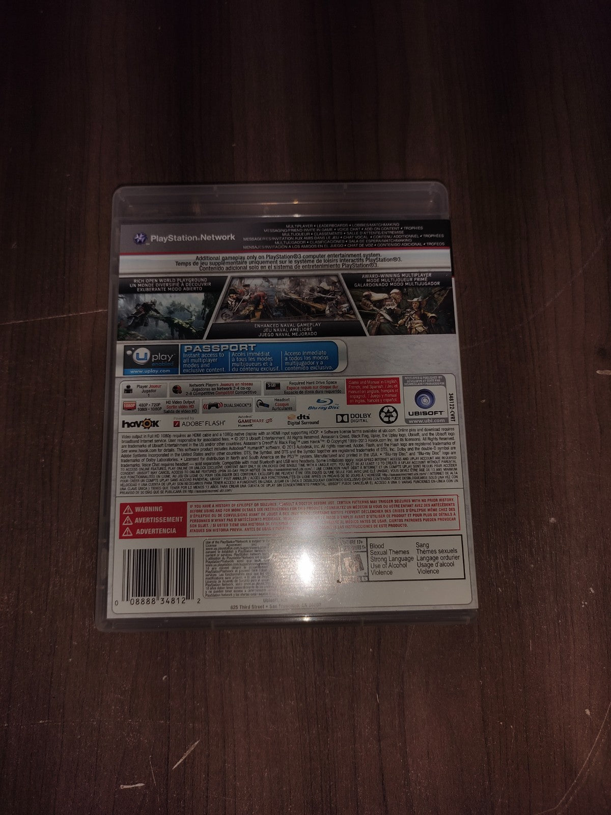 Assassin's Creed IV: Black Flag Sony PlayStation 3 Game