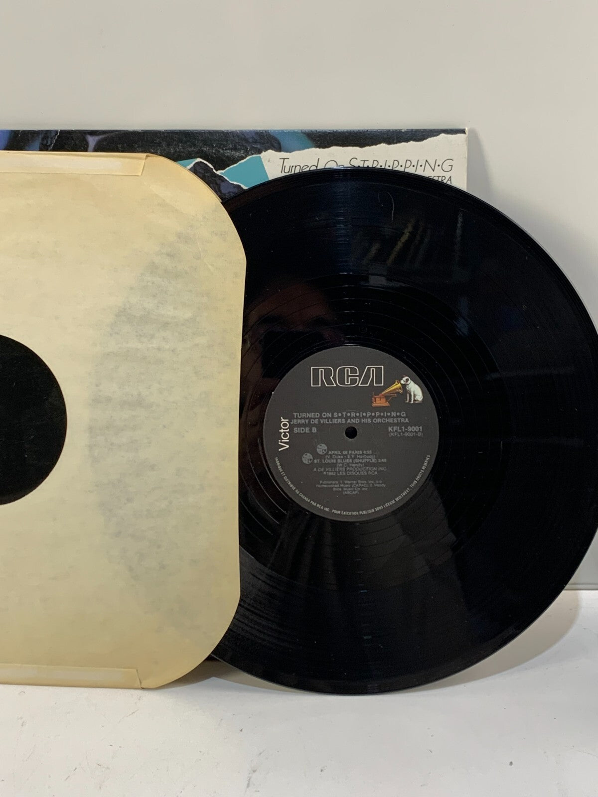 Rare Vinyl by Jerry De Villiers And His Orchestra - Turned-On S.T.R.I.P.P.I.N.G.