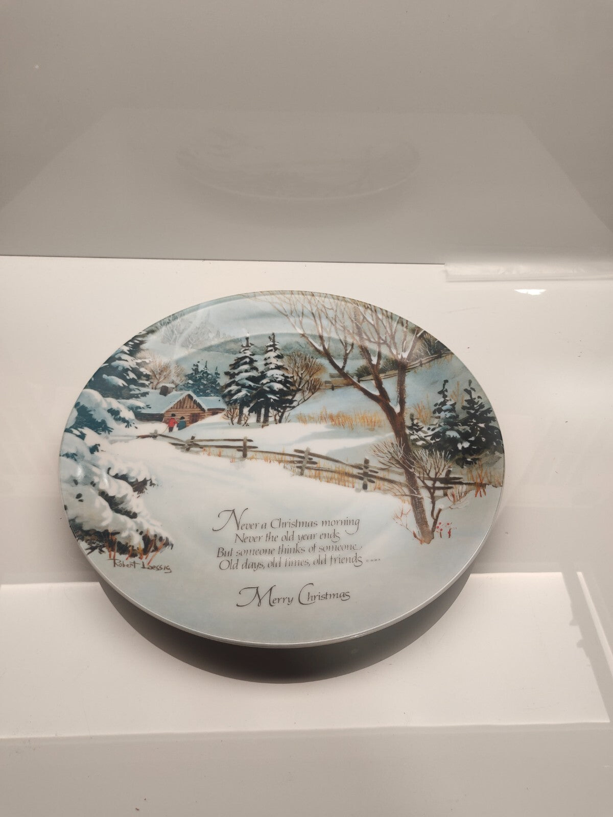 Winterscenes Series Plate - Commemorative Edition 1975 *Merry Christmas*