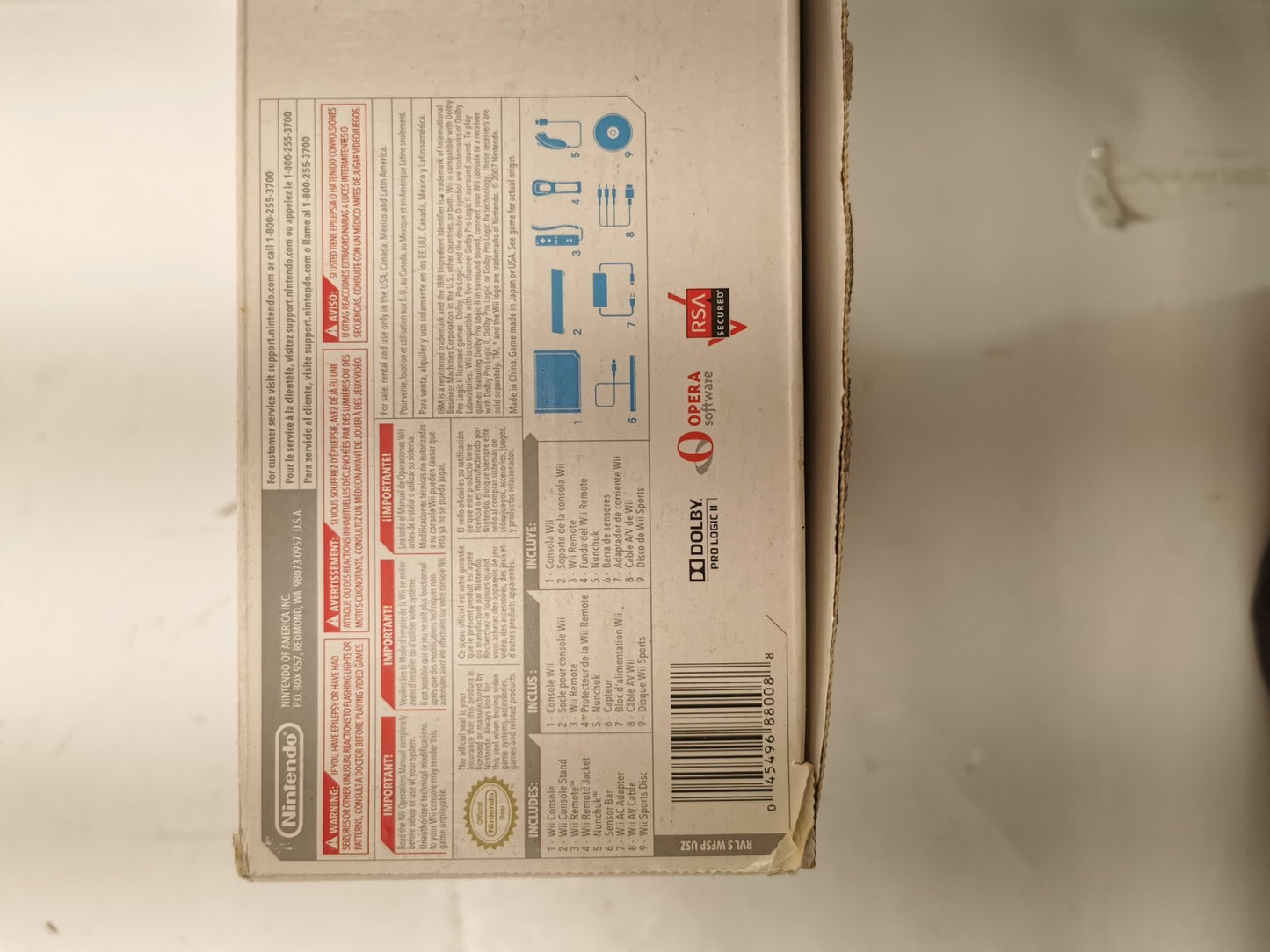 Nintendo Wii Game Console + More Attachments