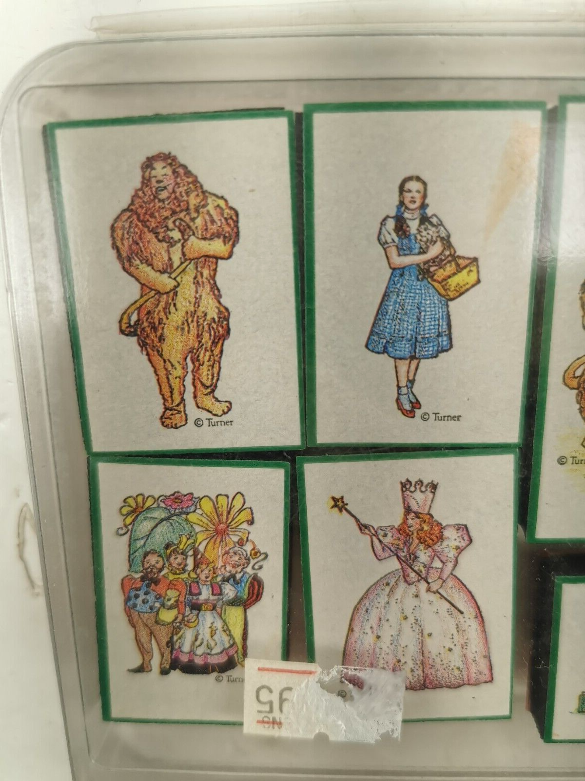 Rare Vintage Wizard of Oz All Night Media Complete Rubber stamp set