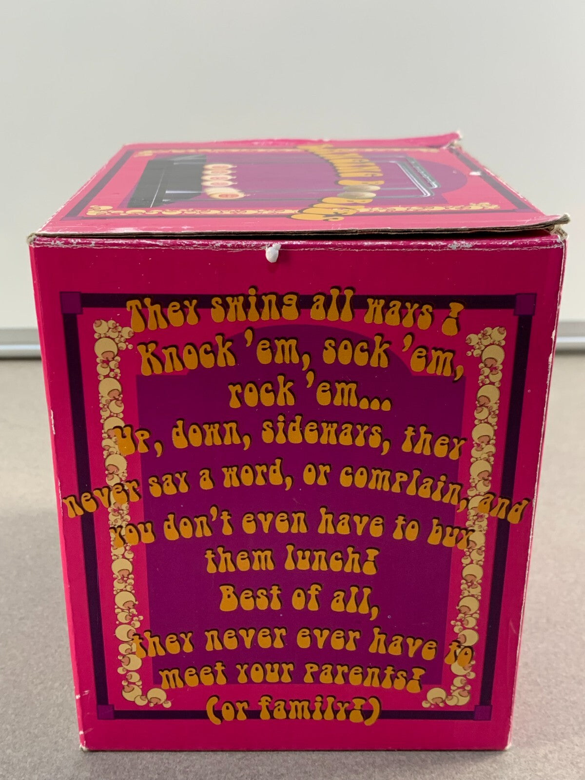 Banging BOOBIES Mini Swinger Click-Clack Balls Desk Toy, Original Packaging