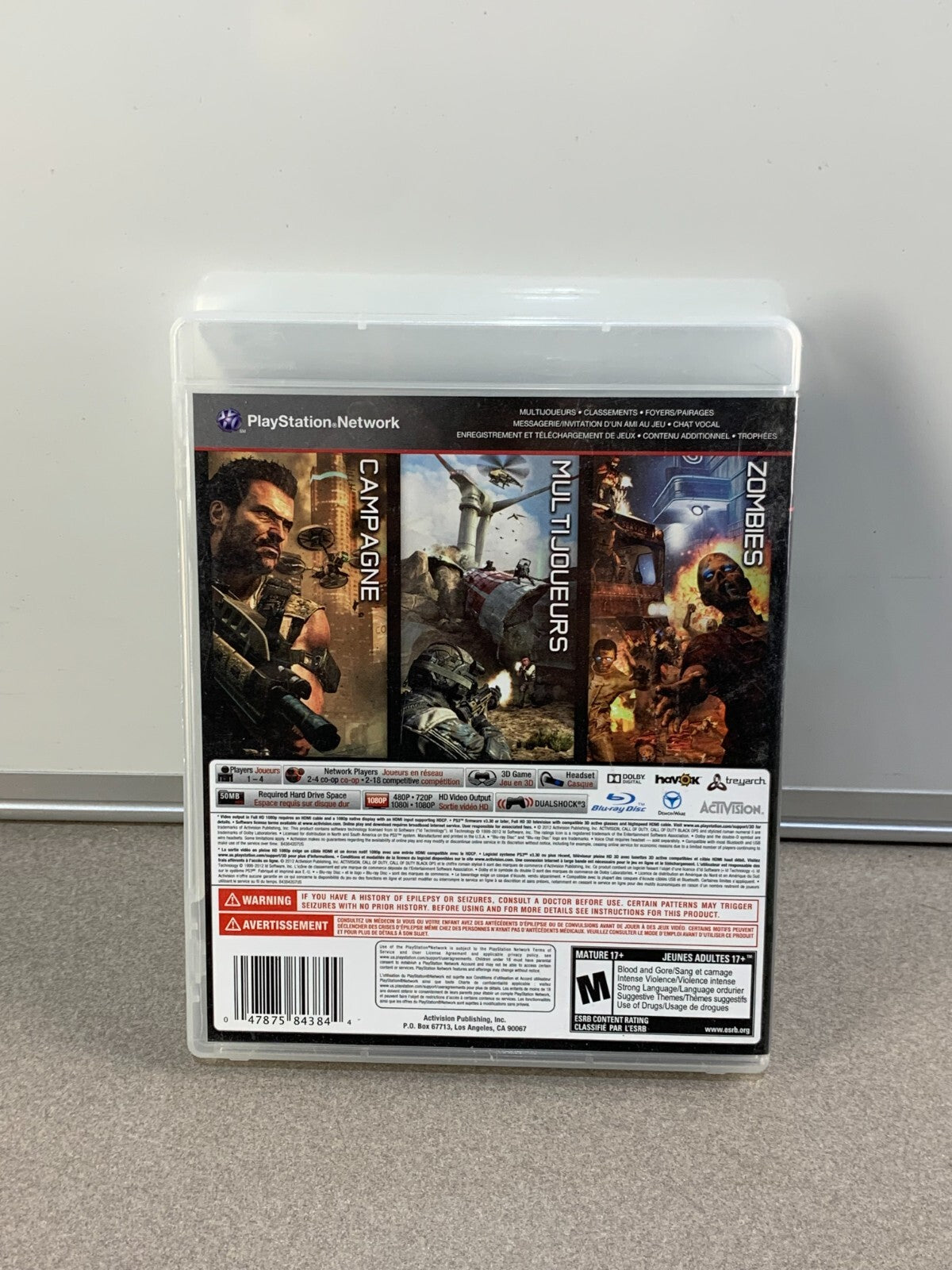 Call of Duty Black Ops 2 II - PS3 PlayStation 3 - Complete CIB