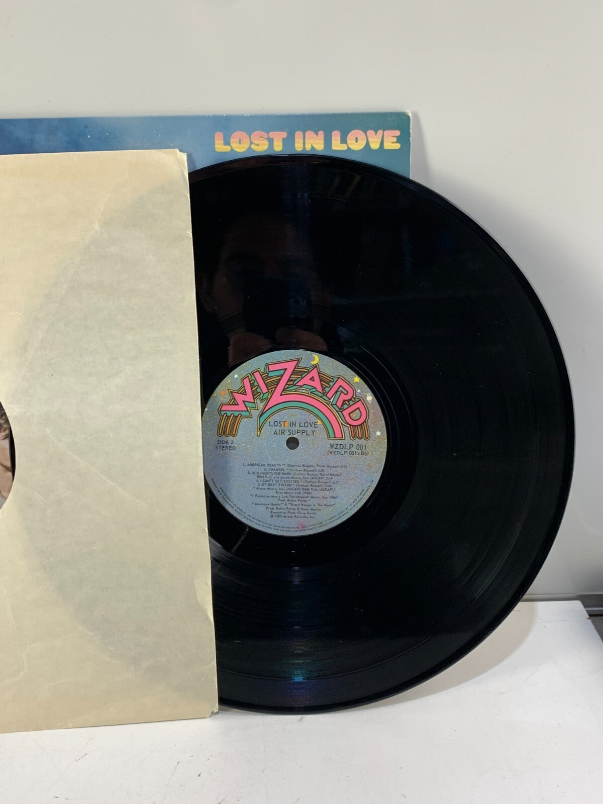 Air Supply - LOST IN LOVE - Vinyl Album WZDLP 001