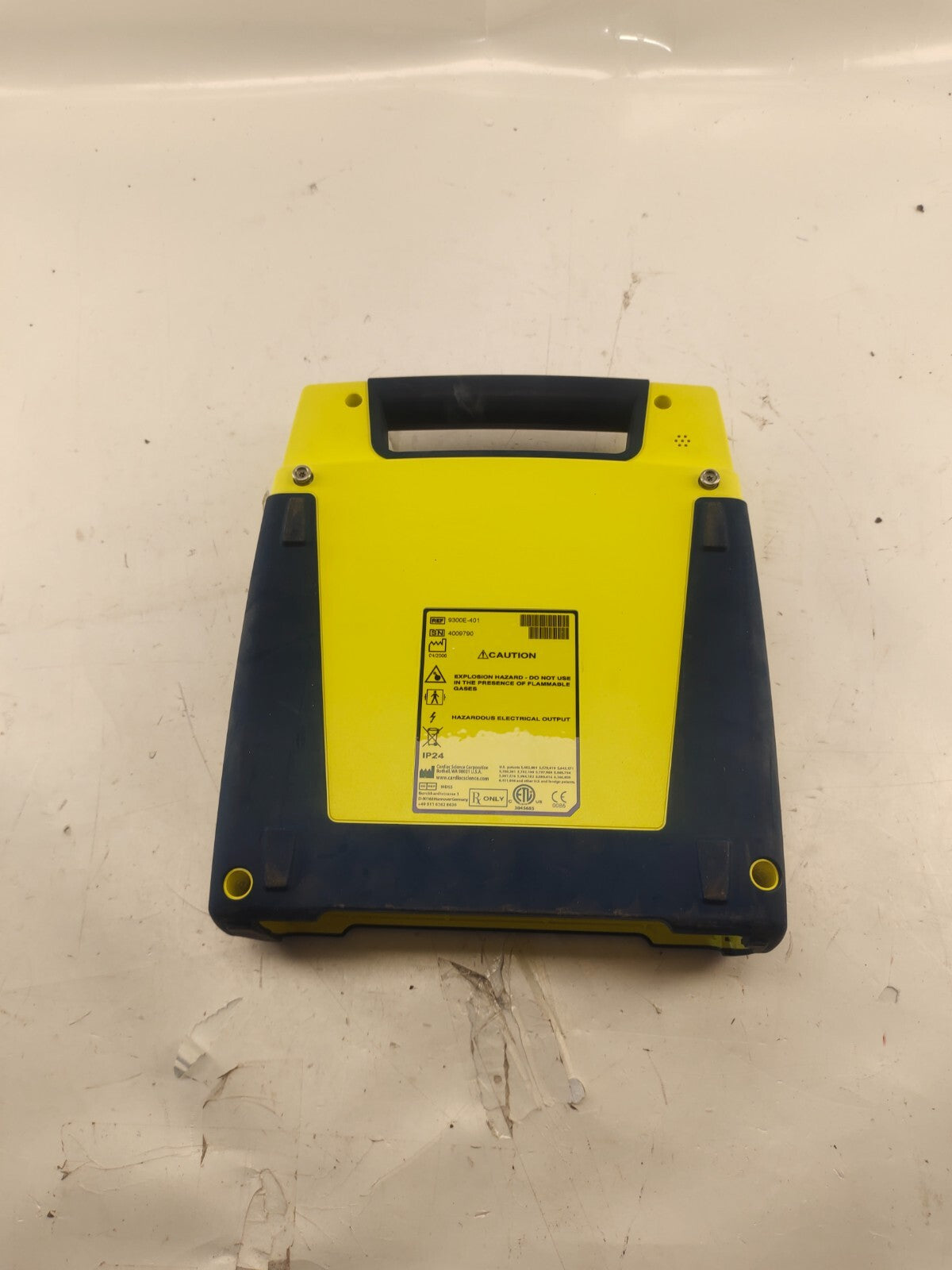 CARDIAC SCIENCE POWERHEART DEFIBRILLATOR AED G3 9390A-501 (No Battery Untested)