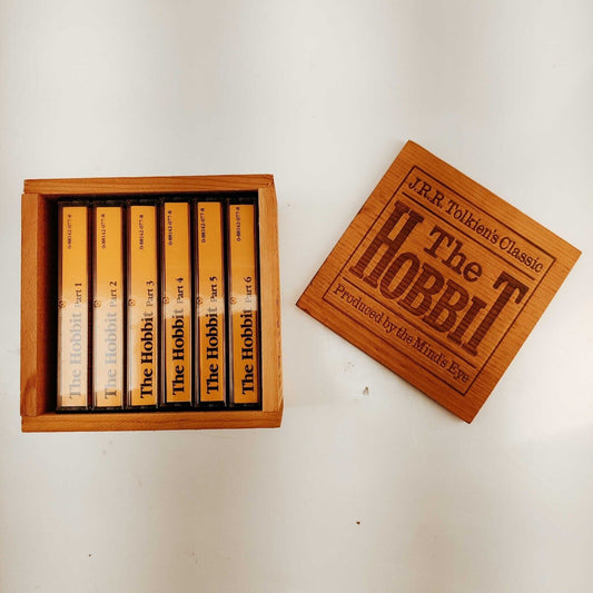 The Hobbit Six Dramatised Cassettes Produced by Mind's Eye with Wooden Box