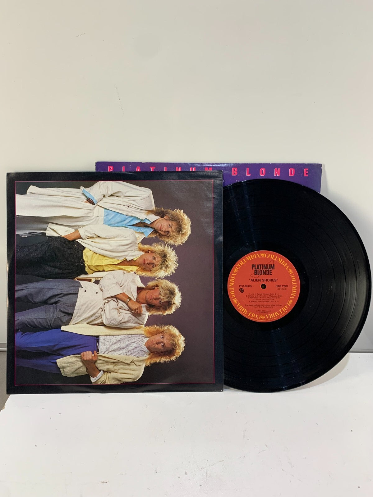 Platinum Blonde - Alien Shores 12" LP 1985 Rock Pop Rock PCC 80105