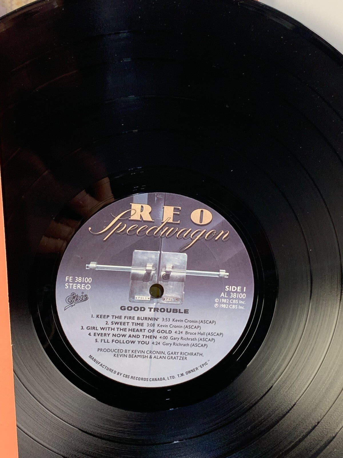 Vintage 1982 - Reo Speedwagon - Good Trouble - Vinyl Album