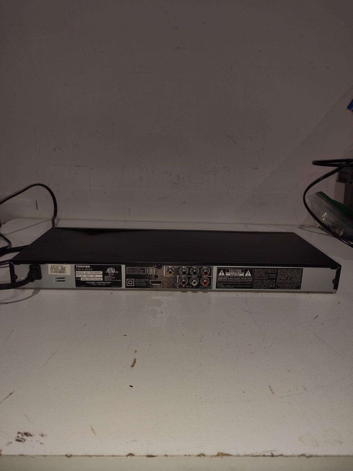 Toshiba SDK990KC - DVD Player