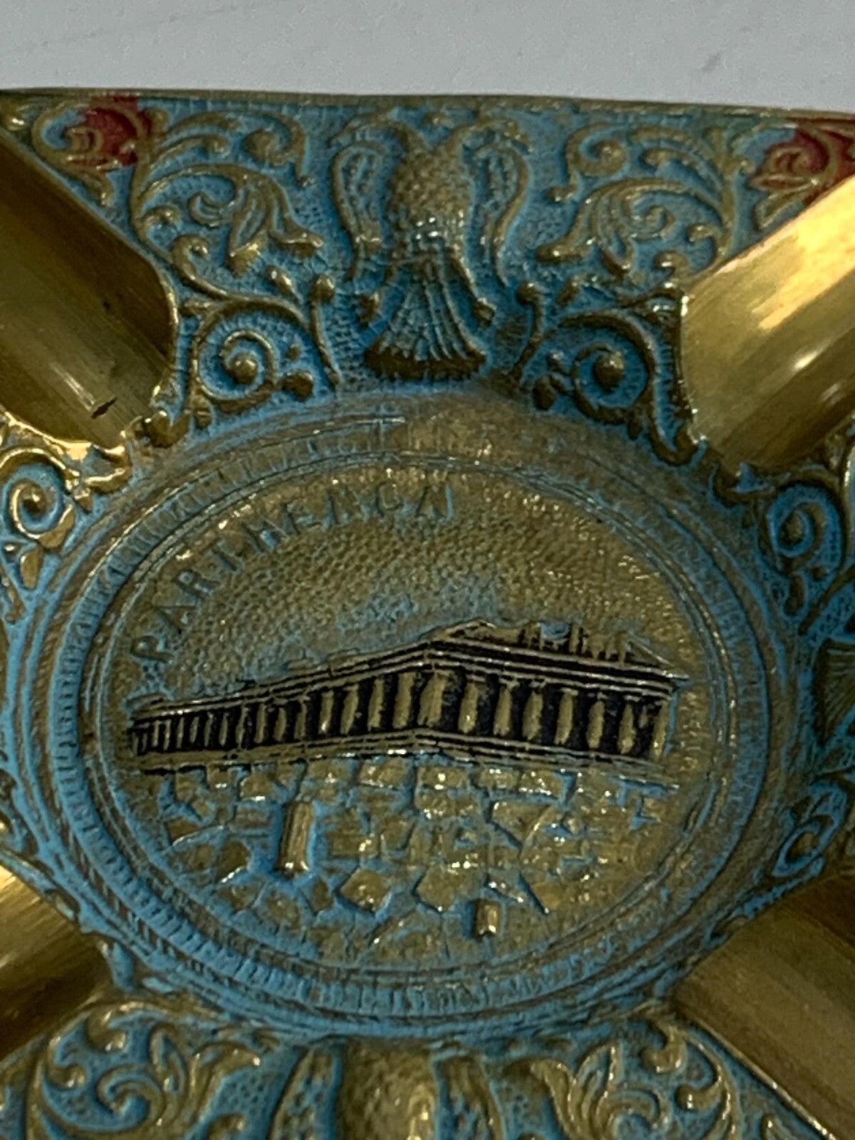 Ashtray of Virgins (Σταχτοδοχειο Παρθενων) made in Greece