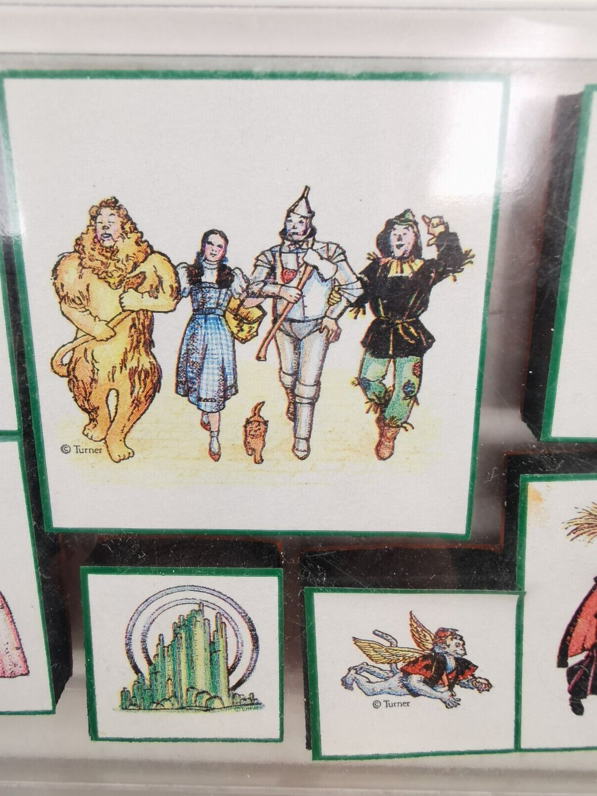 Rare Vintage Wizard of Oz All Night Media Complete Rubber stamp set
