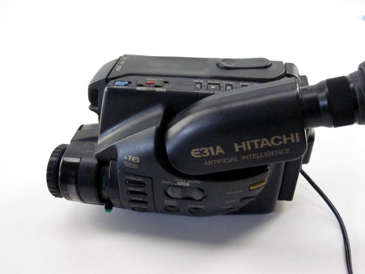 Hitachi E31A Artificial Intelligence Handheld Cassette Camcorder - Retro Tech Delight