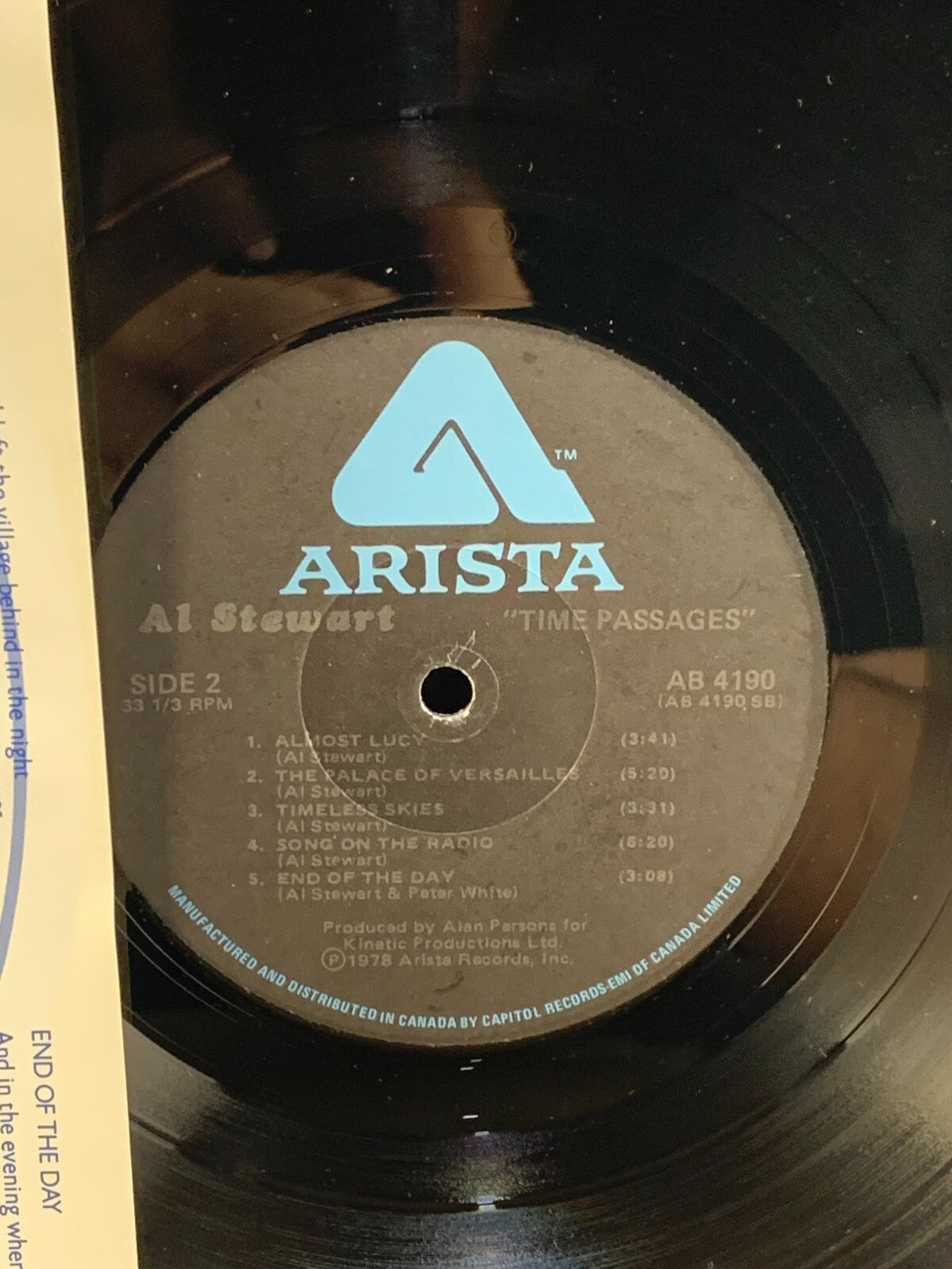 Al Stewart (LP) Time Passages (1978)