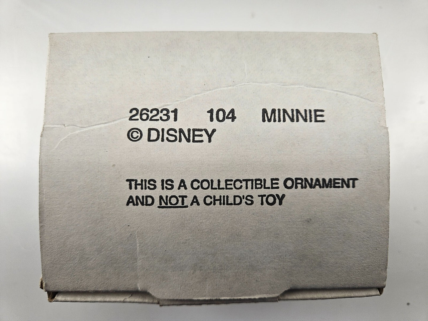 Disney Collectable Christmas 26231 104 Minnie Mouse Skating Hanging Ornament