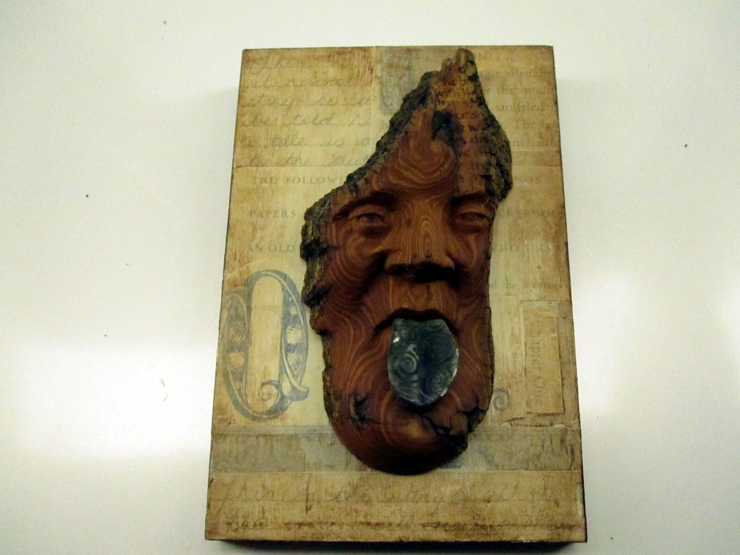 "Storyteller" By Knicki 2010 Carving Wood Art