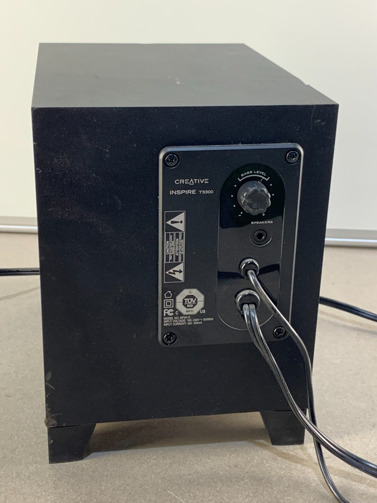 CREATIVE INSPIRE T3300 Model- MF0415 Computer/Gaming, Subwoofer only.