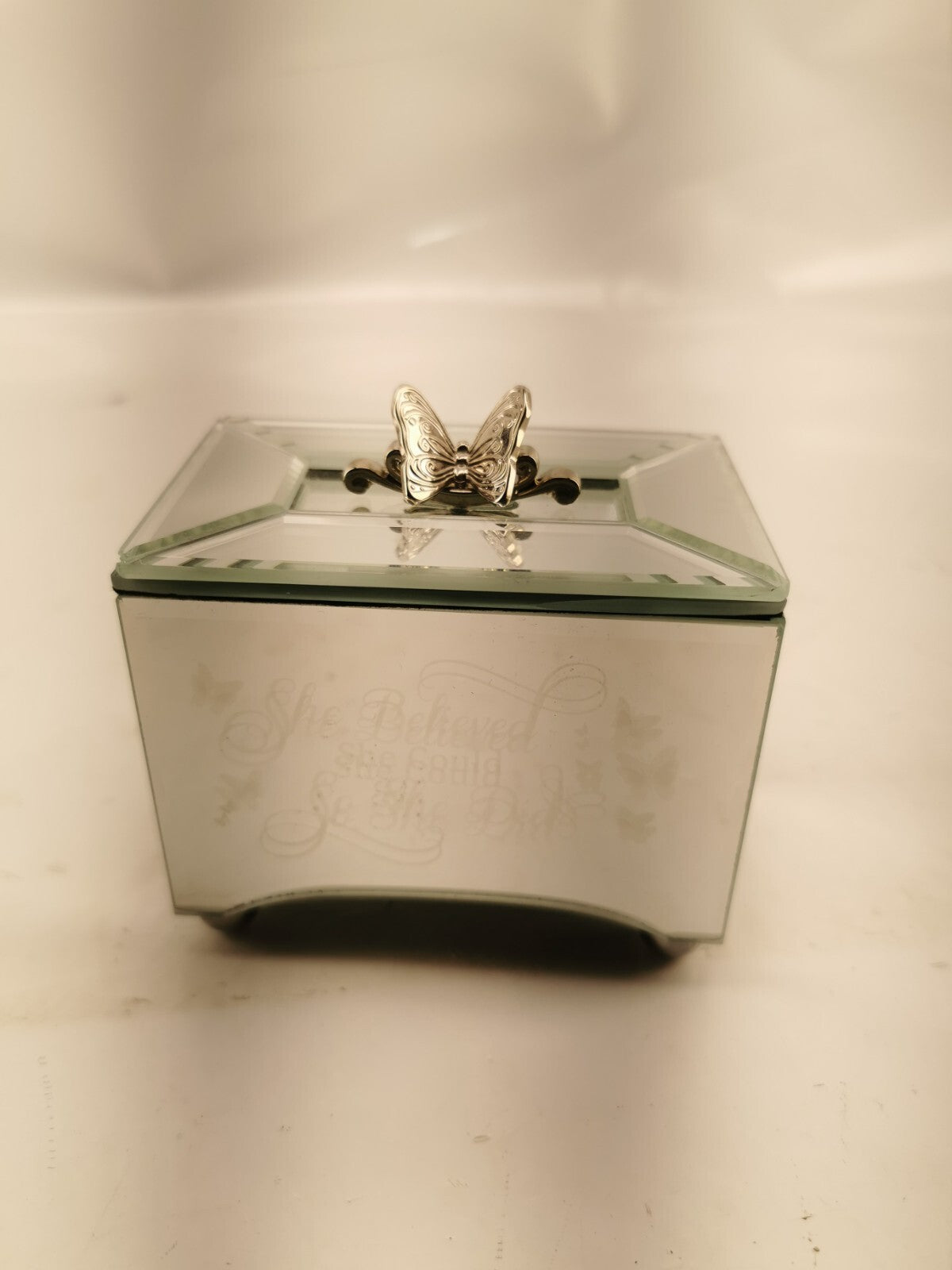"She Believed She Could So She Did" Personalized Music box