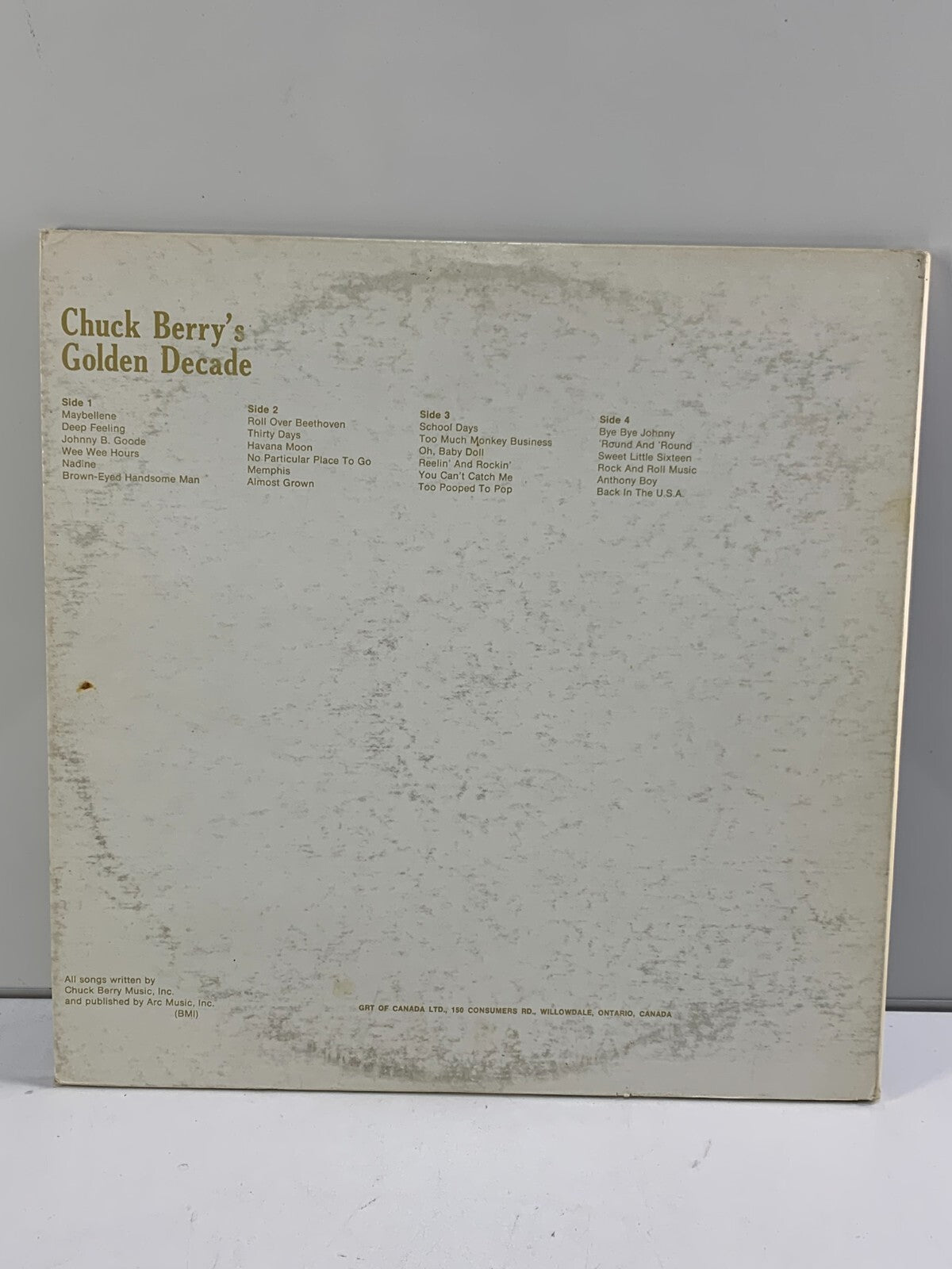 Chuck Berry's Golden Decade 1974 Vinyl Record Set Chess LPS-1514D