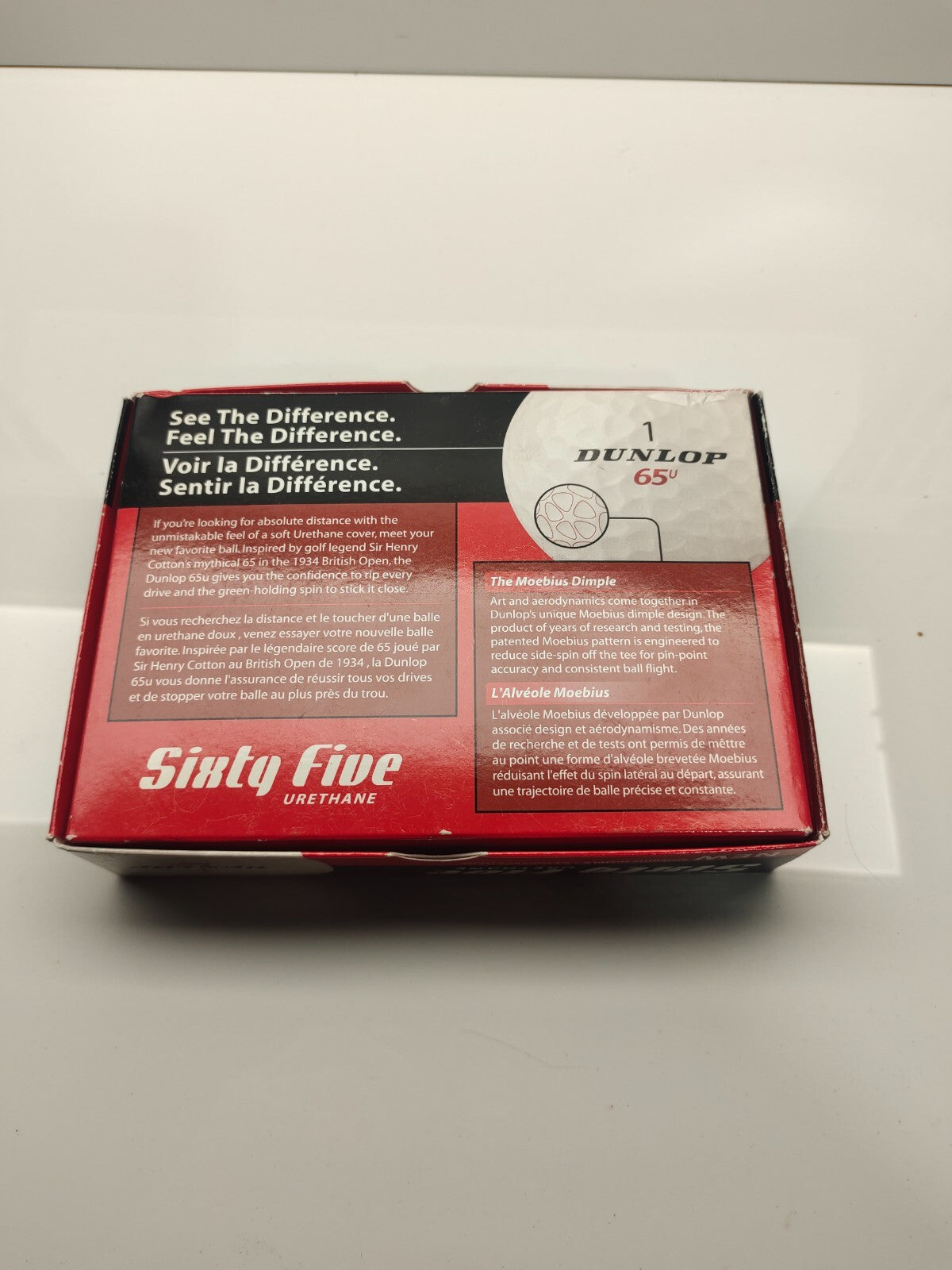 11 Dunlop 65u Sixty Five Urethane Moebius Dimple White Golf Balls USGA 2002 NOS